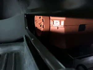 Intake vent under seat base